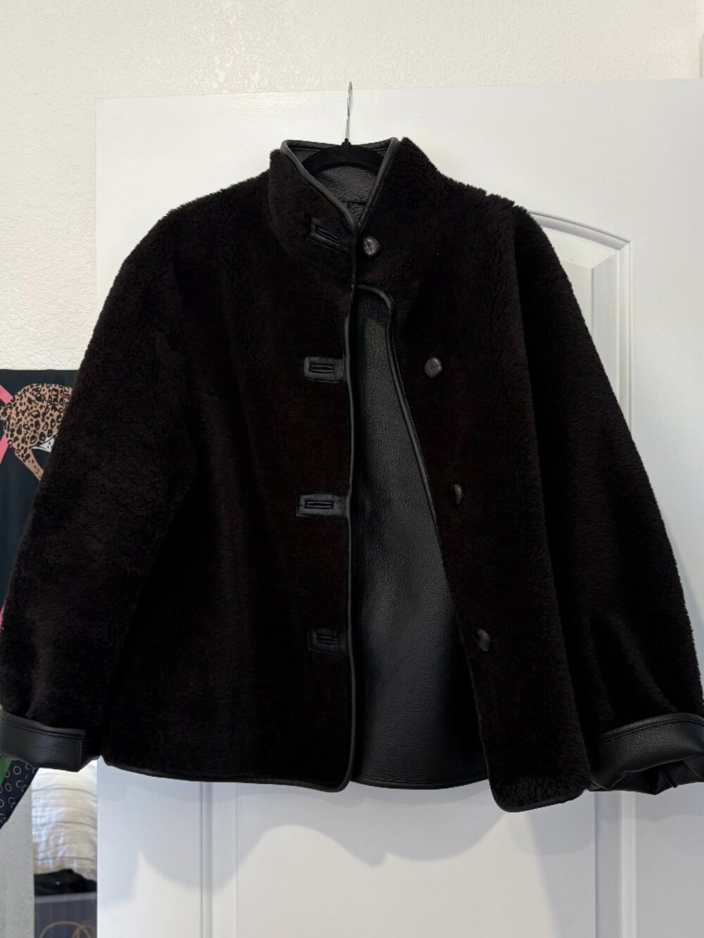 Mango Faux-fur coat